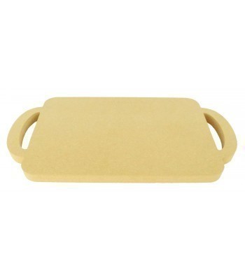 18mm Router Cut MDF Plain Christmas Eve Tray with Handles